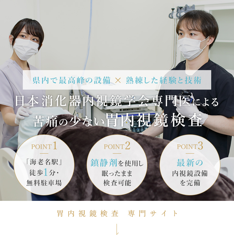 日本消化器内視鏡学会専門医による 苦痛の少ない胃内視鏡検査